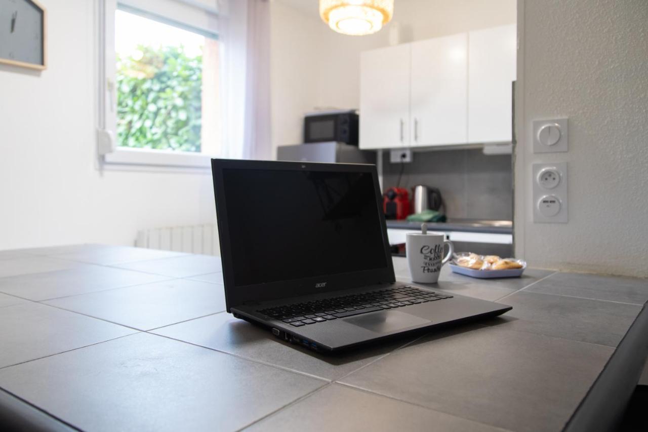 Apartamento My Cozy Flat Blagnac - T2 - Free Parking - Terrasse - Jardin Exterior foto