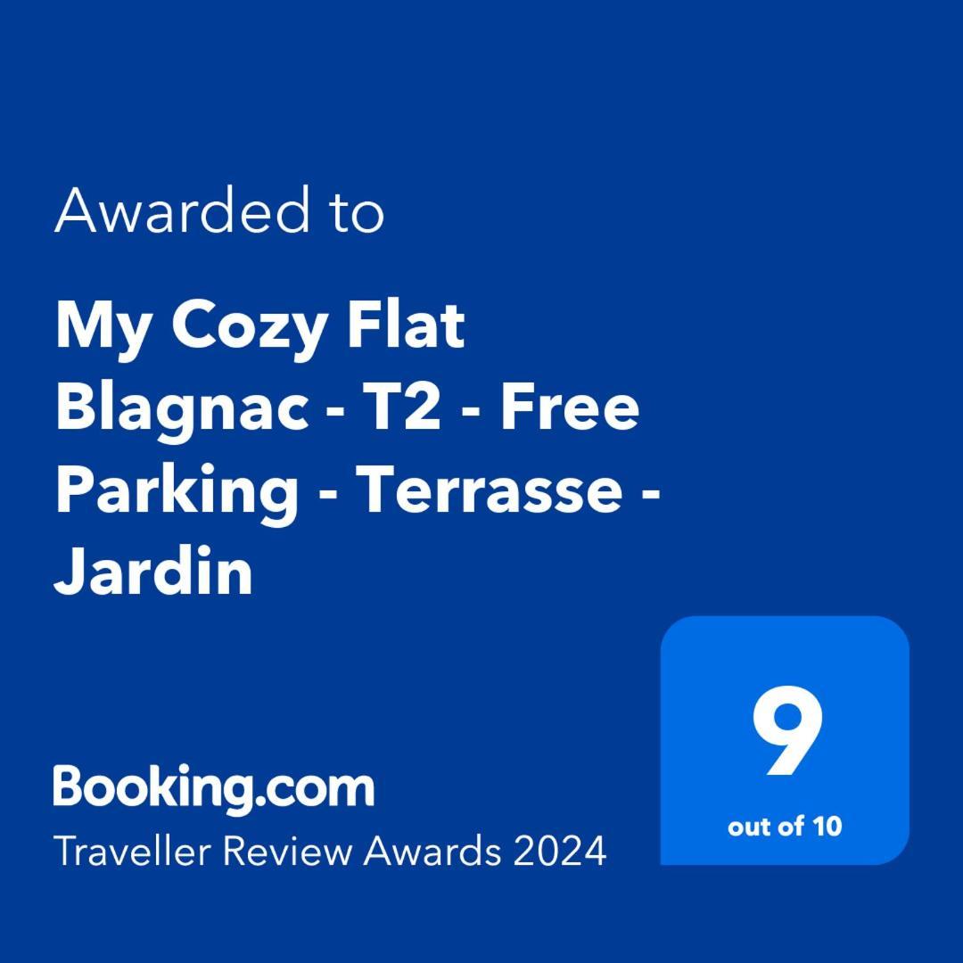 Apartamento My Cozy Flat Blagnac - T2 - Free Parking - Terrasse - Jardin Exterior foto